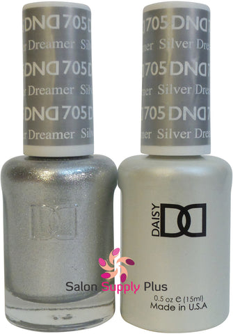 705 -  DND Duo Gel - Silver Dreamer