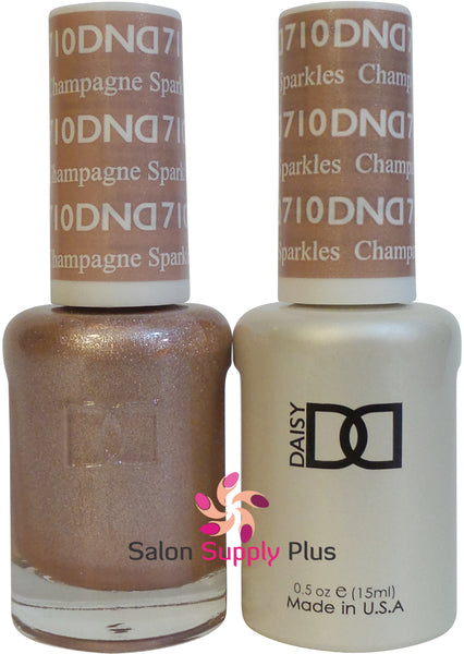710 -  DND Duo Gel - Champagne Sparkles