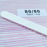 80/80 Grit Nail Files - Pack of 50