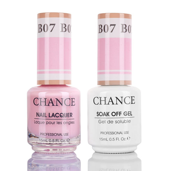 Chance by Cre8tion Gel & Nail Lacquer Duo 0.5oz B07 - Bare Collection