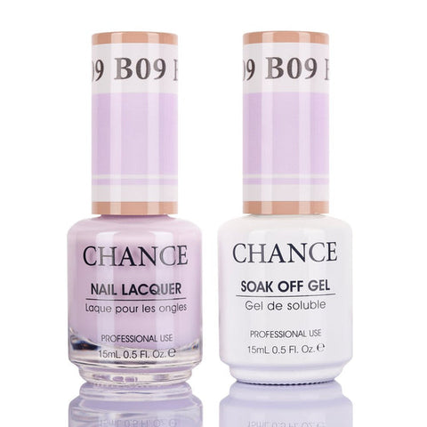 Chance by Cre8tion Gel & Nail Lacquer Duo 0.5oz B09 - Bare Collection