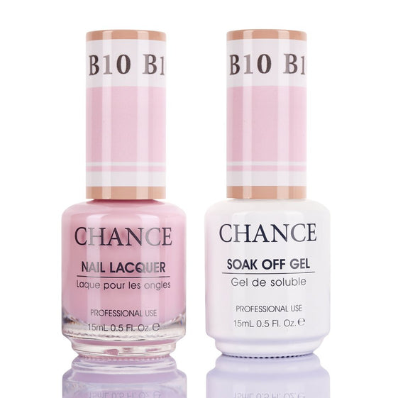 Chance by Cre8tion Gel & Nail Lacquer Duo 0.5oz B10 - Bare Collection