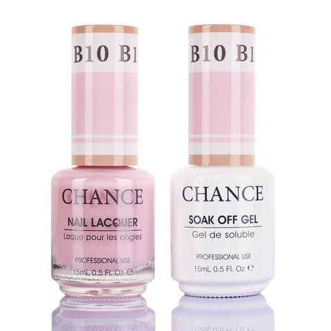 Chance by Cre8tion Gel & Nail Lacquer Duo 0.5oz B10 - Bare Collection