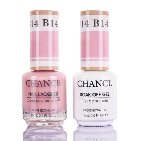 Chance by Cre8tion Gel & Nail Lacquer Duo 0.5oz B14 - Bare Collection
