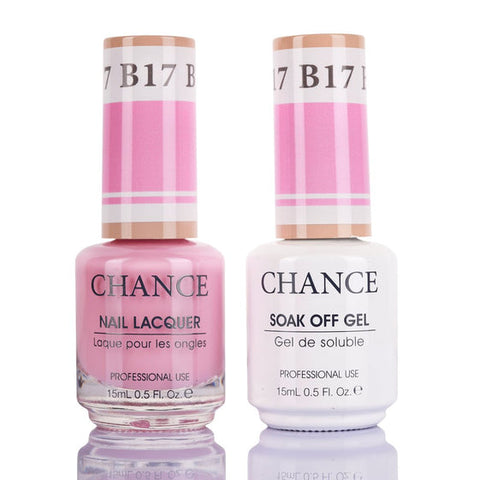 Chance by Cre8tion Gel & Nail Lacquer Duo 0.5oz B17 - Bare Collection