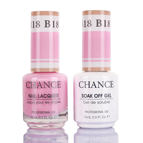 Chance by Cre8tion Gel & Nail Lacquer Duo 0.5oz B18 - Bare Collection