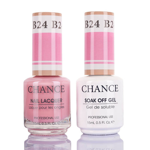 Chance by Cre8tion Gel & Nail Lacquer Duo 0.5oz B24 - Bare Collection