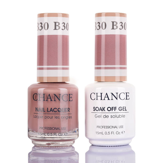 Chance by Cre8tion Gel & Nail Lacquer Duo 0.5oz B30 - Bare Collection