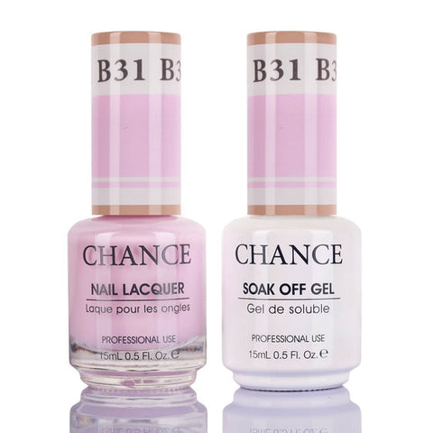 Chance by Cre8tion Gel & Nail Lacquer Duo 0.5oz B31 - Bare Collection