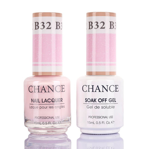 Chance by Cre8tion Gel & Nail Lacquer Duo 0.5oz B32 - Bare Collection