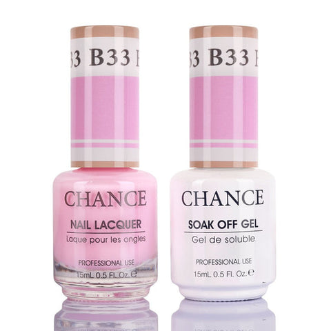 Chance by Cre8tion Gel & Nail Lacquer Duo 0.5oz B33 - Bare Collection