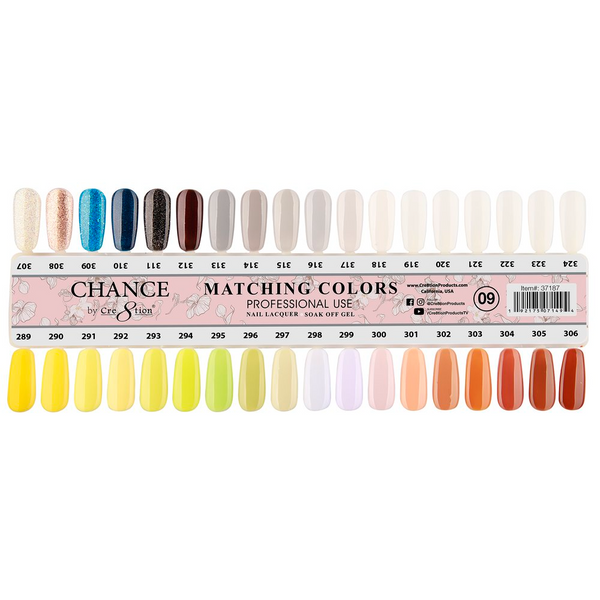 Chance by Cre8tion Gel & Nail Lacquer Duo 0.5oz - 314