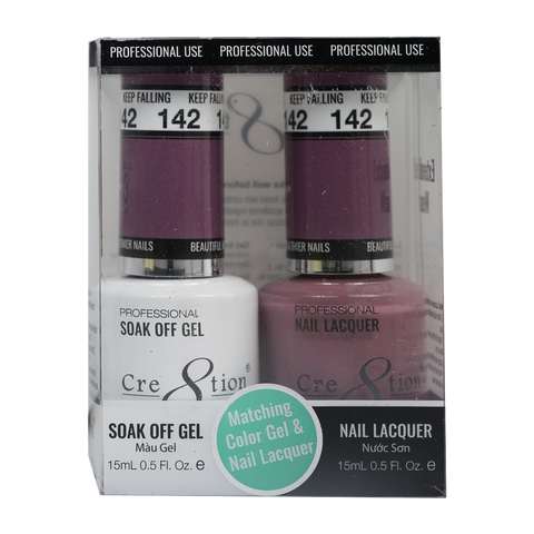CRE8TION MATCHING COLOR GEL & NAIL LACQUER - 142 Marching Band