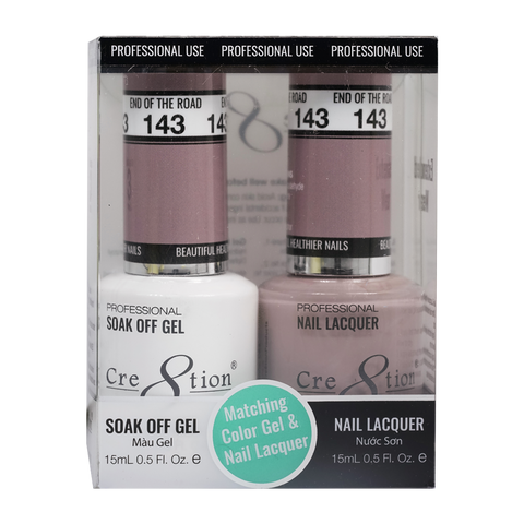 CRE8TION MATCHING COLOR GEL & NAIL LACQUER - 143 Super Bowl
