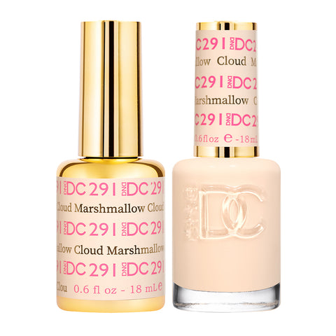 291 - DND DC DUO GEL - MARSHMALLOW CLOUD - FALL 2021 COLLECTION (GEL + LACQUER)