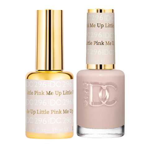 296 - DND DC DUO GEL - LITTLE PINK ME UP - FALL 2021 COLLECTION (GEL + LACQUER)