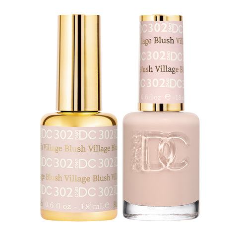 302 - DND DC DUO GEL - BLUSH VILLAGE - FALL 2021 COLLECTION (GEL + LACQUER)