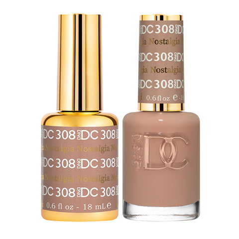 308 - DND DC DUO GEL - NOSTALGIA - FALL 2021 COLLECTION (GEL + LACQUER)