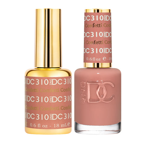 310 - DND DC DUO GEL - CONFETTI - FALL 2021 COLLECTION (GEL + LACQUER)