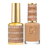 316 - DND DC DUO GEL - S’MORES - FALL 2021 COLLECTION (GEL + LACQUER)