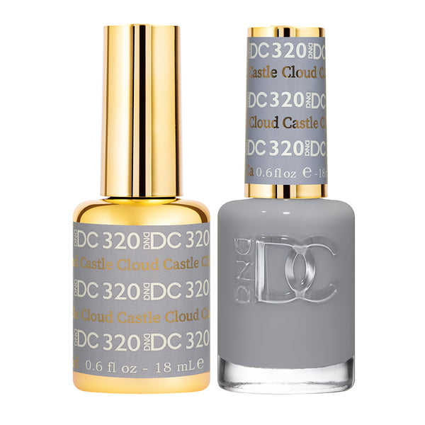 320 - DND DC DUO GEL - CLOUD CASTLE - FALL 2021 COLLECTION (GEL + LACQUER)