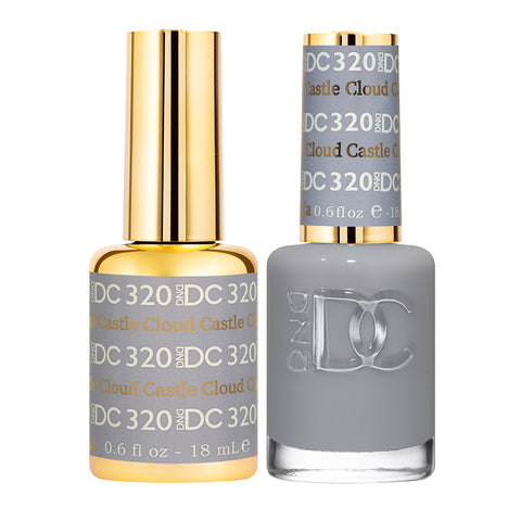 320 - DND DC DUO GEL - CLOUD CASTLE - FALL 2021 COLLECTION (GEL + LACQUER)
