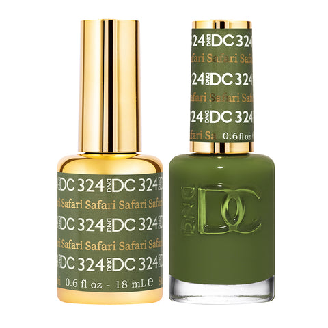 324 - DND DC DUO GEL - SAFARI - FALL 2021 COLLECTION (GEL + LACQUER)