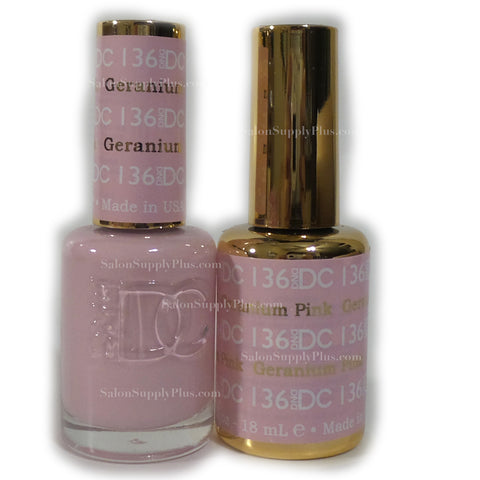 136 - DND DC GEL - GERANIUM PINK