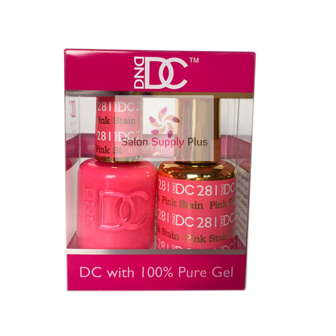 281 - DND DC GEL - PINK STAIN