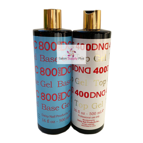 DND DC - #400 #800  BASE AND GEL TOP COAT REFILL -  16 fl oz (LARGE) - C0077,C0010