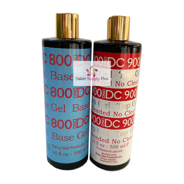 DND DC - #800 #900  BASE AND GEL TOP COAT REFILL -  16 fl oz (LARGE) - C0079,C0077
