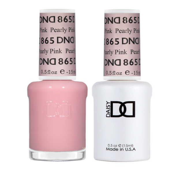 865 -  DND DUO GEL - SHEER COLLECTION 2023 - PEARLY PINK