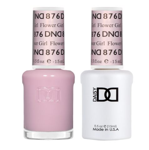 876 -  DND DUO GEL - SHEER COLLECTION 2023 - FLOWER GIRL