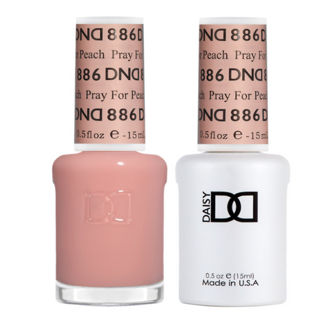 886 -  DND DUO GEL - SHEER COLLECTION 2023 - PRAY FOR PEACH