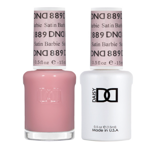 889 -  DND DUO GEL - SHEER COLLECTION 2023 - SATIN BARBIE