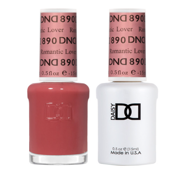 890 -  DND DUO GEL - SHEER COLLECTION 2023 - ROMANTIC LOVER