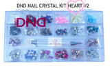 DND NAIL CRYSTAL KIT HEART #2