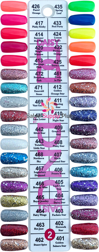0002 - DND DUO GEL DUO SET - COLOR CHART #2 SET(36 COLORS ...