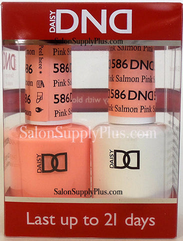 586 - DND Duo Gel - Pink Salmon -(Diva Collection)