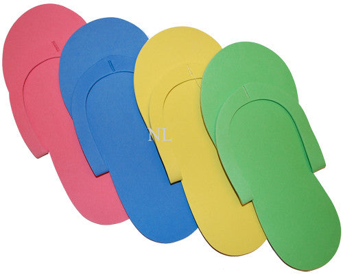 PEDICURE SLIPPERS - VARIETY COLORS - 360 PAIRS