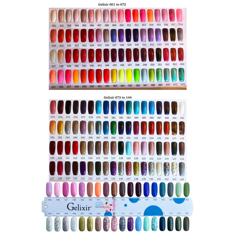 Gelixir - Complete Set of #180 colors  (#001 to #180)