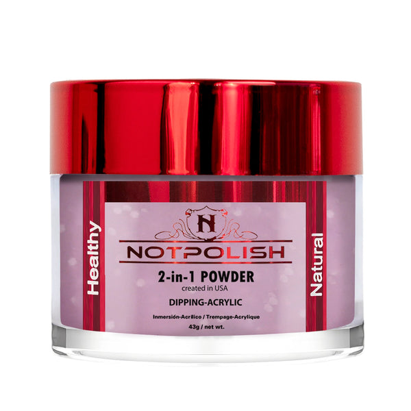 NOT POLISH DIP & ACRYLIC POWDER 2OZ - M96 BLISSFUL PURPLE POWDER