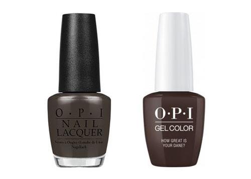 N44 OPI Gel color & Lacquer Duo set - How Great Is Your Dane