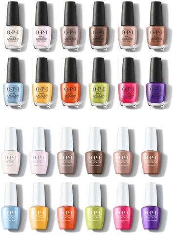 OPI SUMMER 2021 - MALIBU COLLECTION - GEL & LACQUER - 12 COLORS