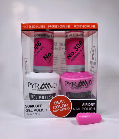 308 - PYRAMID GEL DUO - GEL & MATCHING POLISH