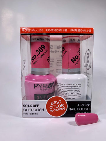 309 - PYRAMID GEL DUO - GEL & MATCHING POLISH