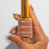 317 - DND DC DUO GEL - COOKIE CHIPS - FALL 2021 COLLECTION (GEL + LACQUER)