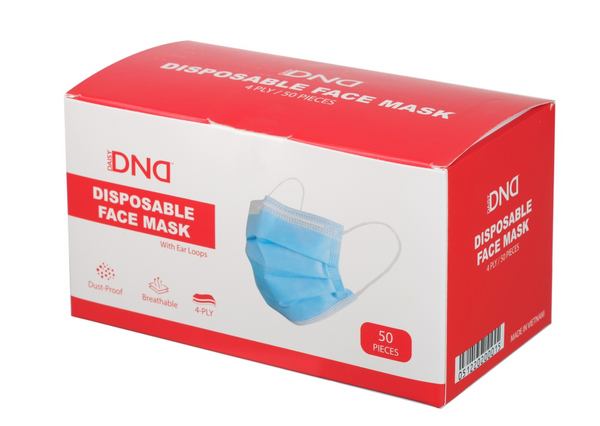DND DISPOSABLE FACE MASK - 50 COUNT BOX