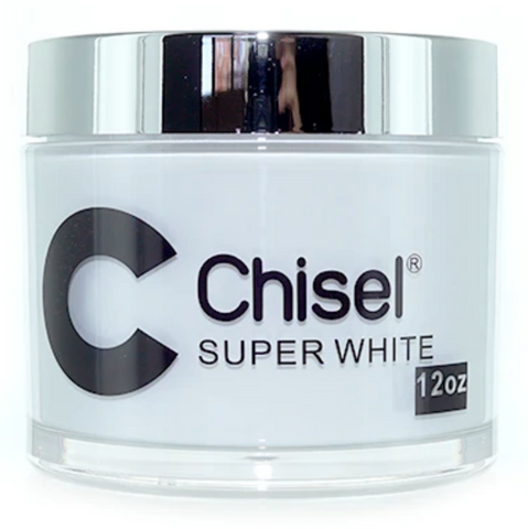 CHISEL ACRYLIC & DIPPING POWDER 2 IN 1 - SUPER WHITE - 12 OZ