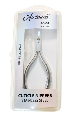 AS-01 AIRTOUCH CUTICLE NIPPER STAINLESS STEEL -  SIZE 16